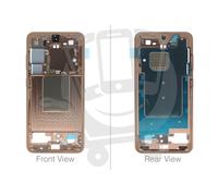Official Samsung Galaxy S24 SM-S921 Sandstone Orange Chassis / Middle Frame -...
