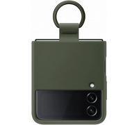 Samsung EF-PF721TGEGWW Galaxy Z Flip4 Silicone Phone Cover With Ring Khaki Green