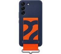 Official Samsung Silicone Cover Case with Strap Compatible with Galaxy S22 New