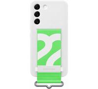 Official Samsung Silicone Cover Case with Strap Compatible with Galaxy S22 New