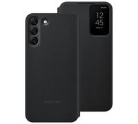 Official Samsung Smart Clear View Cover for Galaxy S22+ Plus 5G - Black