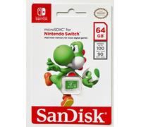 Official SanDisk Nintendo Switch MicroSDXC Memory Cards 64/128GB, 100MB/s