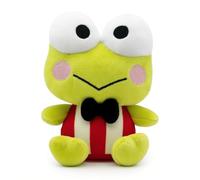 Official Sanrio Keroppi Plush Doll 15cm Sitting | Hello Kitty Frog Collectible Toy for Kids, Teens, Adults, and Sanrio Fans | Cute Soft Cuddly Frog Gift for Decor, Collection & Display