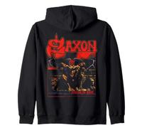 Official Saxon Unleash the Beast Heavy Metal band Zip Hoodie
