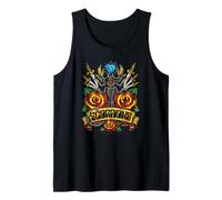 Official Scorpions Traditional Tattoo Logo Hard Rock Band Tank Top