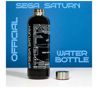 Official SEGA Saturn Black Bowling Pin Style Water Bottle RARE GIFT IDEA NEW