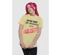 Rockoff Trade Men's Sex Pistols NMTB Original Album T-Shirt, Yellow, X-Large