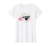 Official Shaun the Sheep t-shirt - Sheep Dreams T-Shirt, Women, White, X-Large