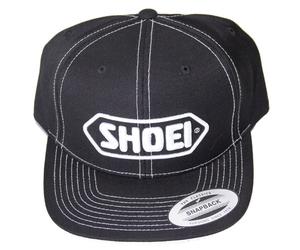 OFFICIAL SHOEI BRANDED BLACK BASEBALL CAP WHITE LOGO