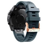 Official Silicone Bracelet 20mm Wrist Strap for Garmin Fenix 7S 5S 6SPro Instinct 2 Smart Watch Band QuickFit Belt Wristband (Color : Red Black, Size : 20mm Fenix 6S) Full of stars