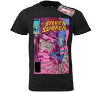 Official Silver Surfer T Shirt Number 1 Marvel Comic Cover Galactus New S To 2XL