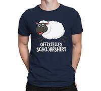 Official Sleep Shirt Sheep Men's T-Shirt, navy blue, L