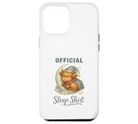 Official Sleep Squad Cute Highland Cow On Moon Case for iPhone 12 Pro Max