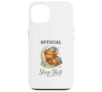 Official Sleep Squad Cute Highland Cow On Moon Case for iPhone 13