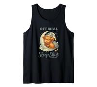 Official Sleep Squad Cute Highland Cow On Moon Tank Top