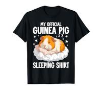 Official Sleeping Sleep Pajama Naps PJ Guinea Pig T-Shirt