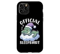 Official Sleepshirt Alligator Funny Sleeping Animals Pajamas Case for iPhone 11 Pro
