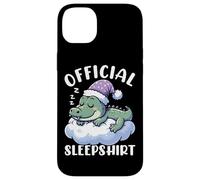 Official Sleepshirt Alligator Funny Sleeping Animals Pajamas Case for iPhone 14 Plus