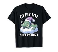 Official Sleepshirt Alligator Funny Sleeping Animals Pajamas T-Shirt