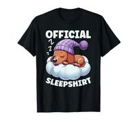 Official Sleepshirt Dachshund Sleeping Animals Sarcastic T-Shirt