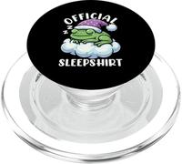 Official Sleepshirt Frog Sleeping Animals Sarcastic PopSockets PopGrip for MagSafe