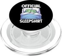 Official Sleepshirt Frog Sleeping Animals Sarcastic PopSockets PopGrip for MagSafe