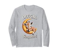 Official Sleepshirt Giraffe Pajamas Women Long Sleeve T-Shirt