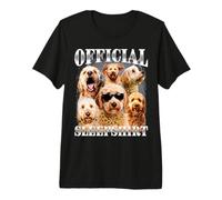 Official Sleepshirt Goldendoodle 90s Style Golden Doodle Premium T-Shirt