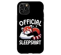 Official Sleepshirt Red Panda Pajamas Sarcasm Nap Sleeping Case for iPhone 11 Pro