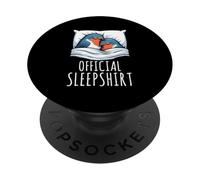Official Sleepshirt Robin Pajamas Sarcasm Bedtime Nap PopSockets Adhesive PopGrip