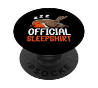 Official Sleepshirt Robin Sleep Pajamas Lazy Sleeper PopSockets Adhesive PopGrip