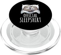 Official Sleepshirt Sloth Pajamas Nap Lazy Sleep Humor PopSockets PopGrip for MagSafe