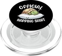 Official Sleepshirt Tortoise Pajamas Sleeping Animal Humor PopSockets PopGrip for MagSafe