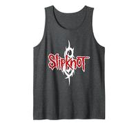 Official Slipknot Barcode Tank Top, Men, Dark Heather Grey, X-Large