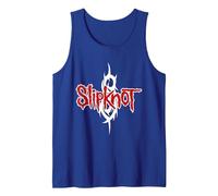 Official Slipknot Barcode Tank Top, Men, Royal Blue, Medium