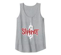 Official Slipknot Barcode Tank Top, Women, Heather Grey, XX-Large