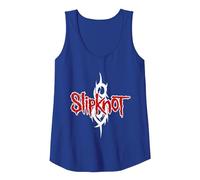 Official Slipknot Barcode Tank Top, Women, Royal Blue, Small