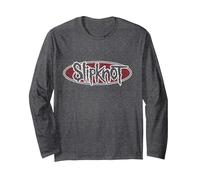 Official Slipknot Surfacing Long Sleeve T-Shirt, Adult Unisex, Dark Heather Grey, Medium