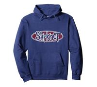 Official Slipknot Surfacing Pullover Hoodie, Adult Unisex, Navy Blue, Medium