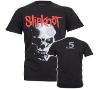 Slipknot T Shirt Gray Chapter Skull Band Logo Official Mens Black L