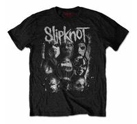 Slipknot - T-Shirt # L Unisex Black # Wanyk White Splatter
