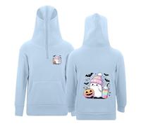 Official Snapshot and Cloud Hoodie - Cute Unisex Drop Shoulder Oversized Full-Zip for Women Men Toddler Girl Fleece Jacket (Light Blue, 11-12 Years)