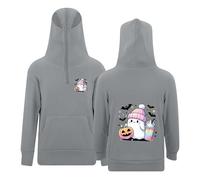 Official Snapshot and Cloud Hoodie - Cute Unisex Drop Shoulder Oversized Full-Zip for Women Men Toddler Girl Fleece Jacket (Grey, 11-12 Years)