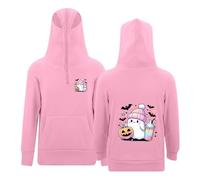 Official Snapshot and Cloud Hoodie - Cute Unisex Drop Shoulder Oversized Full-Zip for Women Men Toddler Girl Fleece Jacket (5-6 Years) Pink