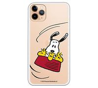 Official Snoopy Woodstock and Snoopy Flying Case for iPhone 11 Pro MAX to Protect Your Phone. Flexible Silicone Apple Case with Official Peanuts License.
