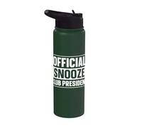 Official Snooze Club President Stainless Steel Insulated Water Bottle