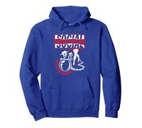 Official Social Distortion Ball and Chain Pullover Hoodie, Adult Unisex, Royal Blue, Medium