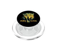 Official Social Distortion Born To Kill Leopard PopSockets PopGrip for MagSafe