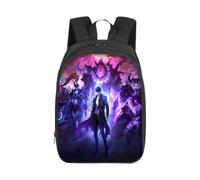 Official Solo Leveling 3D Backpack, Durable Anime School Bag for Kids, Ergonomic Design 14Inch (Stlye-25,14Inch-Double layer)