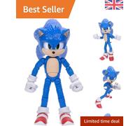 Official Sonic 3 Movie 5” Highly Articulated Collector Figure for Fans